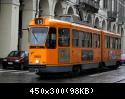 Tramway sur la Via Po  Turin (fvrier 2006)